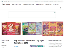 Tablet Screenshot of flyersonar.com